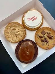 4 pack of cookies with logo(s)/photo(s)